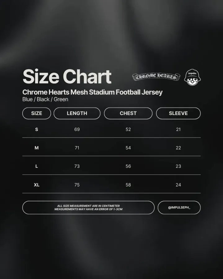 Chrome Hearts Mesh Stadium Football Jersey