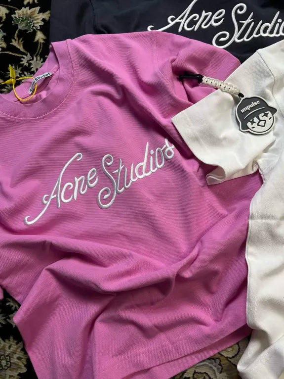 Acne Studios Logo-Embroidered T-shirt