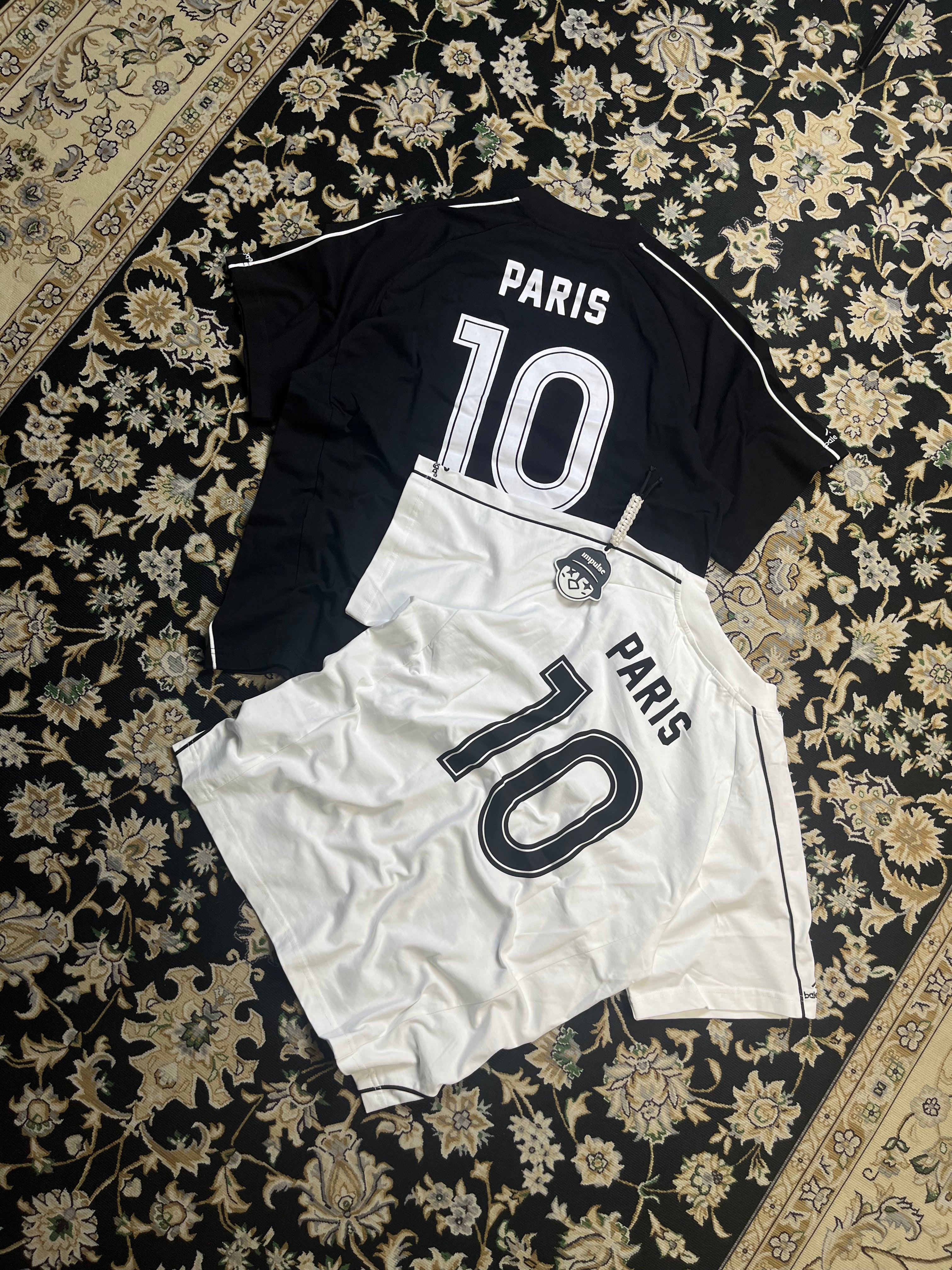 Balenciaga Paris Soccer T-Shirt in Vintage Jersey
