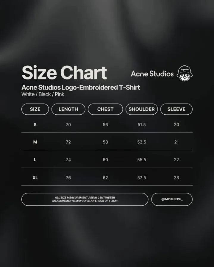 Acne Studios Logo-Embroidered T-shirt